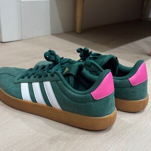 adidas Green and Pink Athletic Shoes